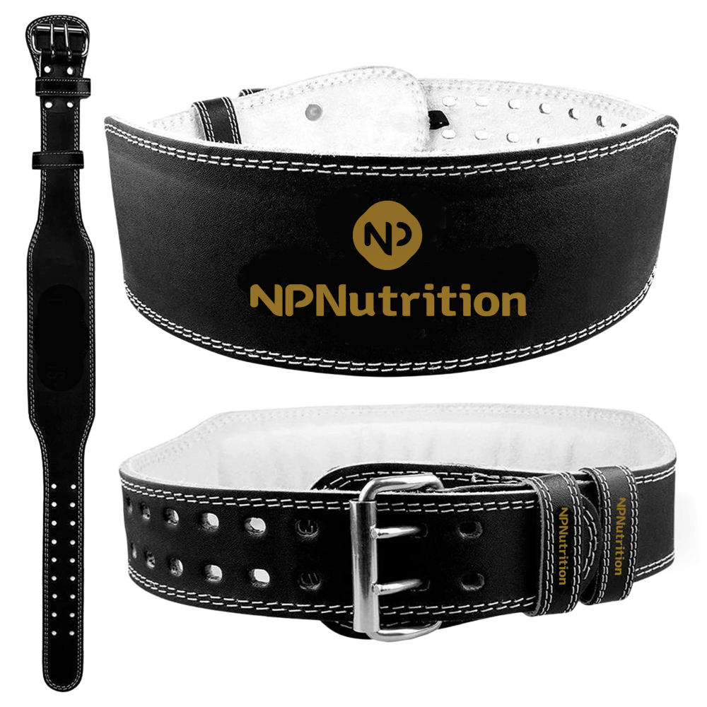 NP Nutrition Gewichthebergürtel aus Leder