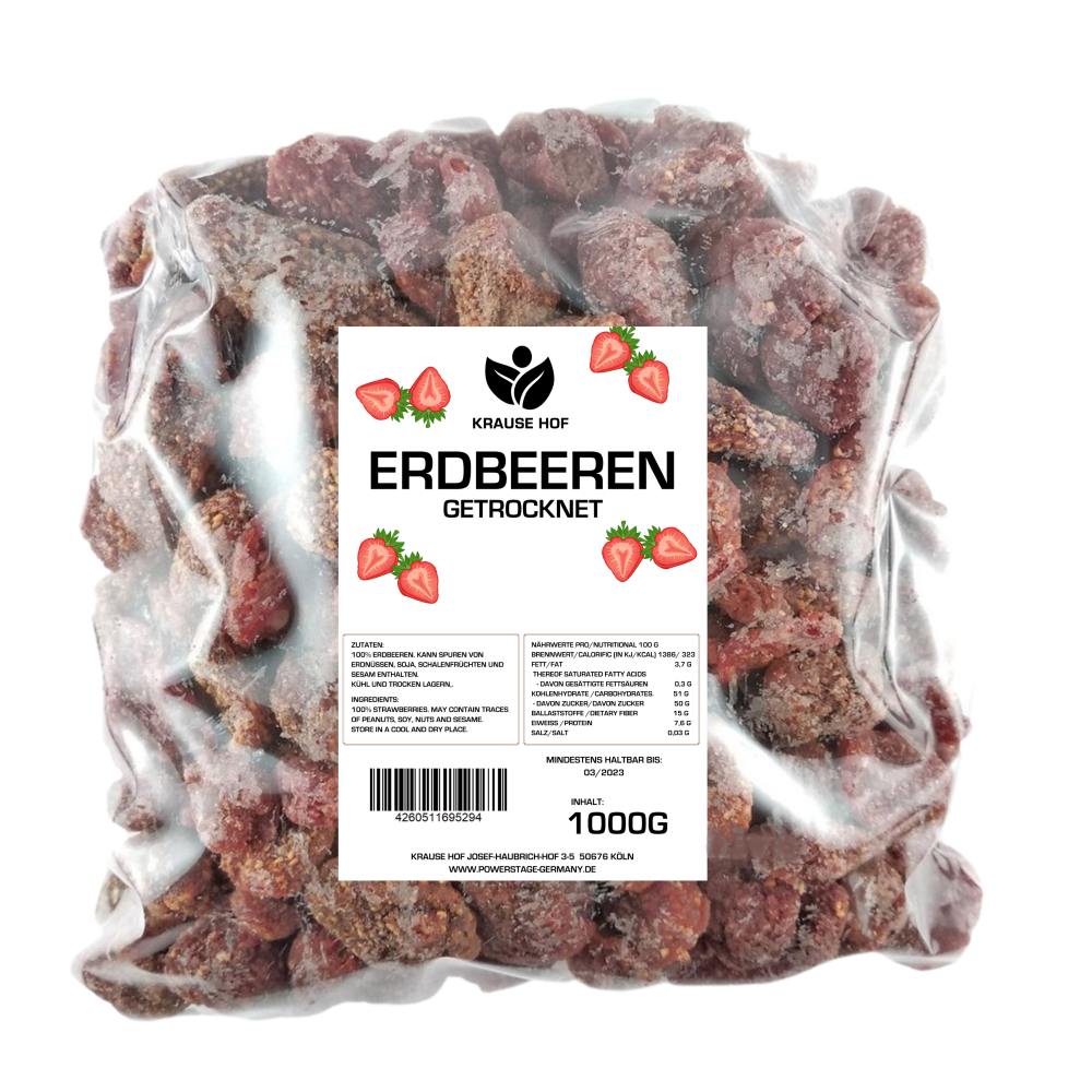 Krause Hof - Getrocknete Erdbeeren