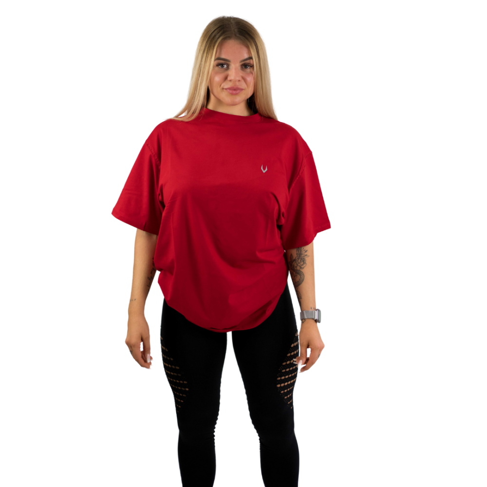 Oversize T-Shirt - RED (WOMAN)