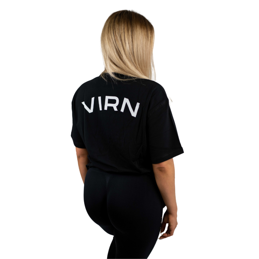 Oversize T-Shirt BACKPRINT - Black (WOMAN)